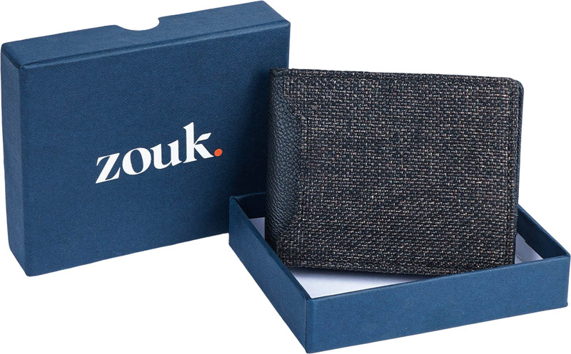 ZOUK Men Casual Brown Jute Wallet(4 Card Slots)