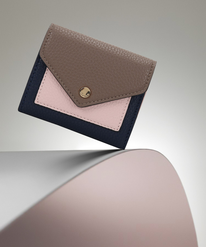 Dune London Women Black, Beige Artificial Leather Wallet(4 Card Slots)