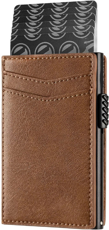 VOGARD Men & Women Trendy Black Aluminium Card Holder(8 Card Slots)