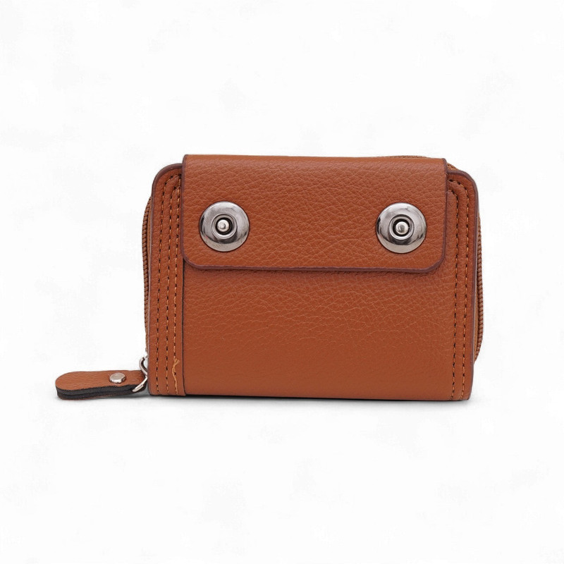 WILDAUK Women Casual, Formal, Travel, Evening/Party Tan Artificial Leather Wallet(3 Card Slots)