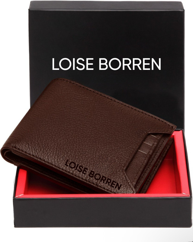 LOISE CRAFT Men Casual, Ethnic, Evening/Party Brown Artificial Leather Wallet(7 Card Slots)