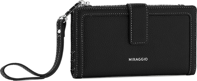 Miraggio Women Trendy Black Denim Wallet(3 Card Slots)
