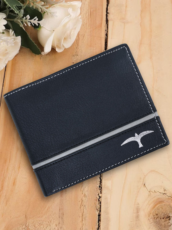 WILDVIBEZ Men Trendy, Casual Yellow Genuine Leather Wallet(8 Card Slots)