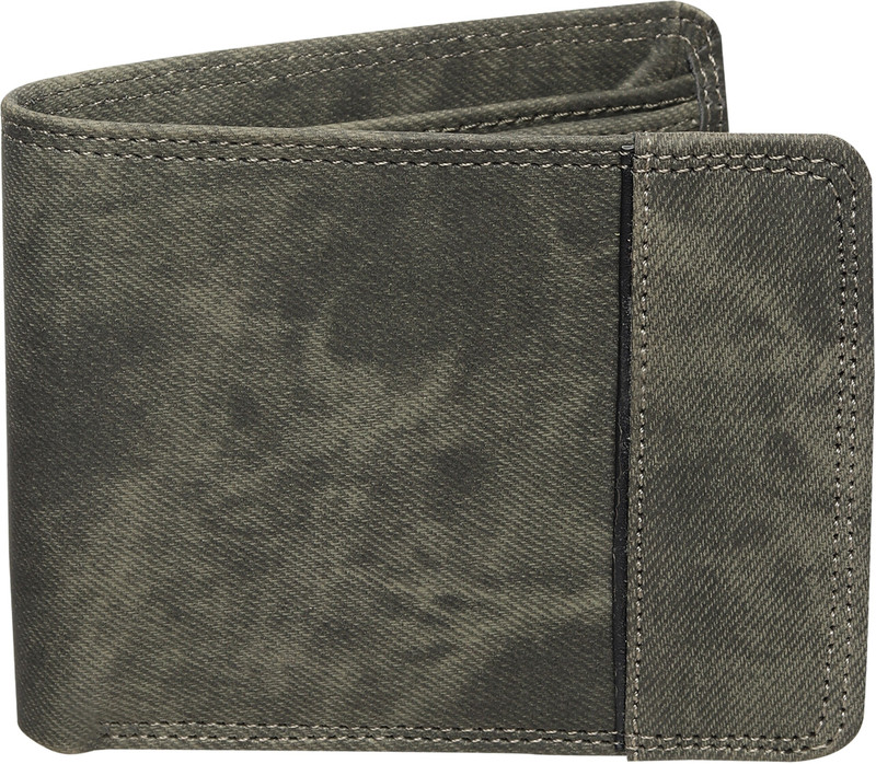 PROVOGUE Men Formal Green Artificial Leather Wallet(5 Card Slots)