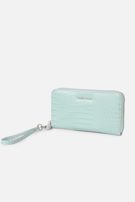 Allen Solly Women Casual Blue Tyvek Wallet(1 Card Slot)
