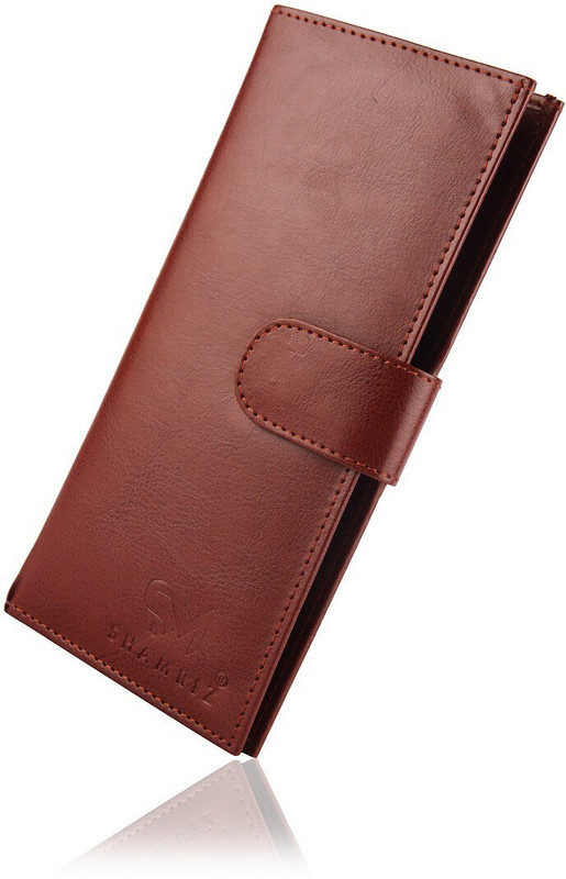 SHAMRIZ Men Ethnic Tan Artificial Leather Card Holder(9 Card Slots)