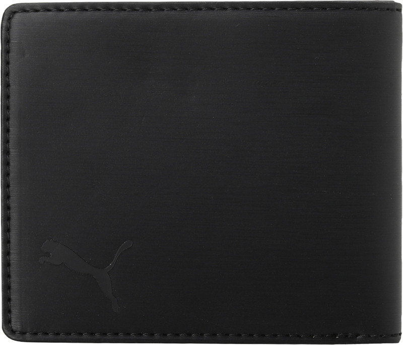 PUMA Men & Women Casual Black Artificial Leather Wallet(2 Card Slots)