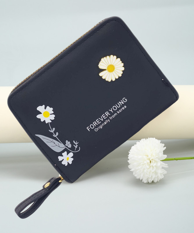 valerie Women Casual Grey Artificial Leather Card Holder(4 Card Slots)