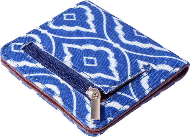 SYGA Women Casual Pink, Blue Artificial Leather Wallet(5 Card Slots)