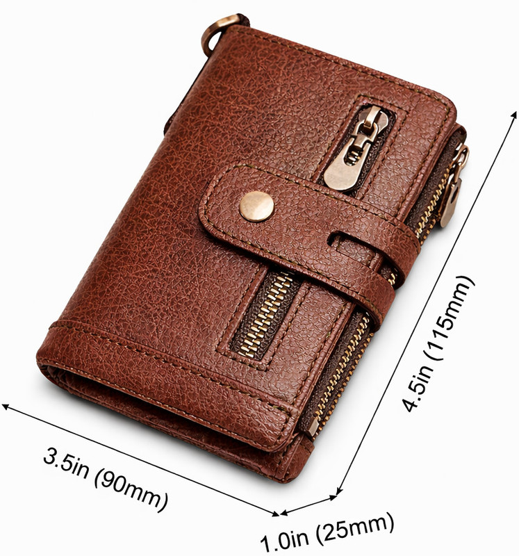 BULLFINCH Men Evening/Party, Trendy Grey Artificial Leather Wallet(8 Card Slots)