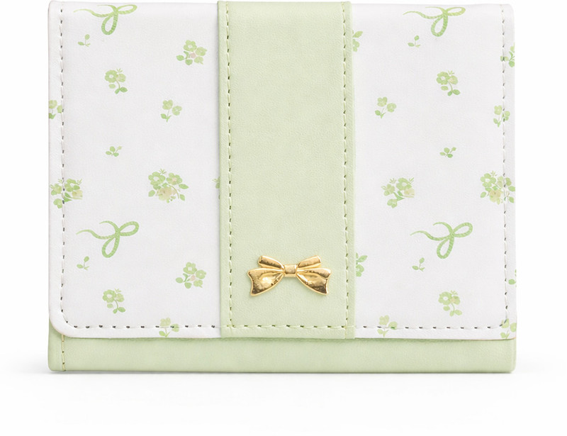 polara Women Casual Green Artificial Leather Wallet(3 Card Slots)
