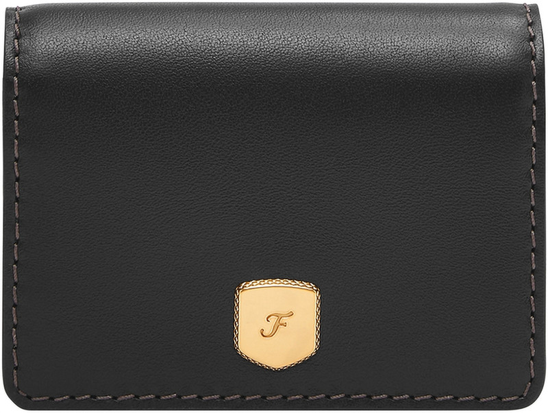 FOSSIL Women Casual Black Genuine Leather Wallet