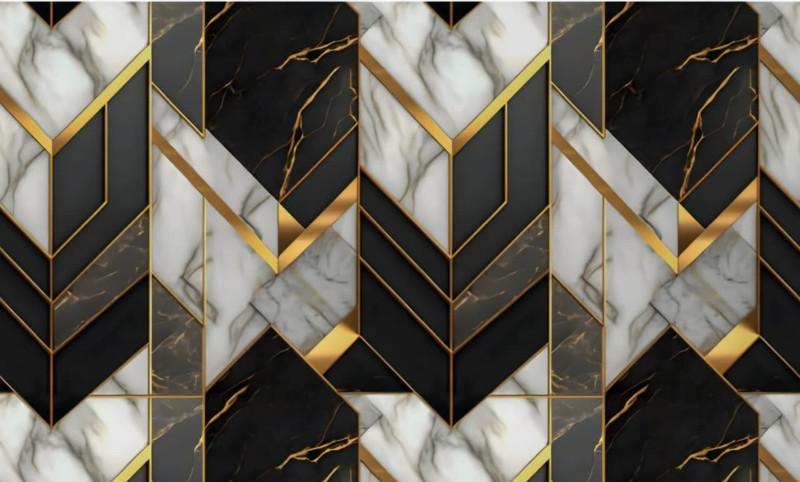MALBEC 500 cm x 45 cm Waterproof Decorative Vinyl, Embossed Wallpaper(Gold)