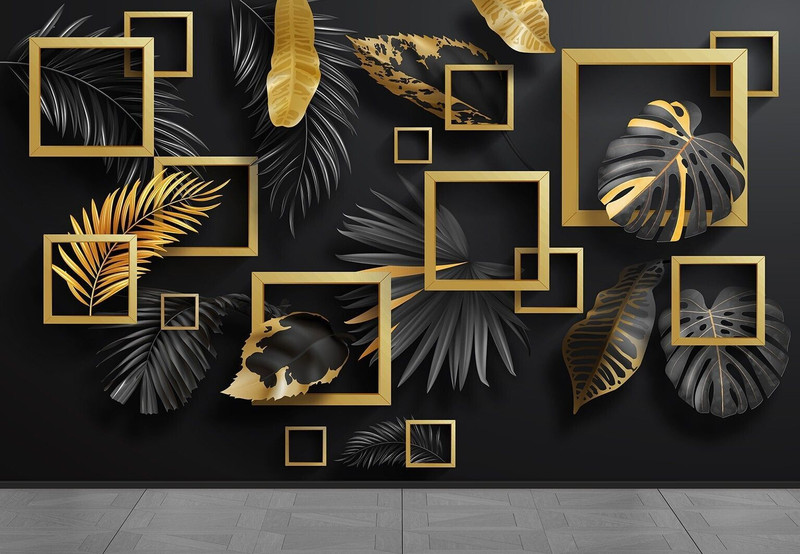 decorative india 40 cm x 228 cm Waterproof Decorative Vinyl Wallpaper(Black)