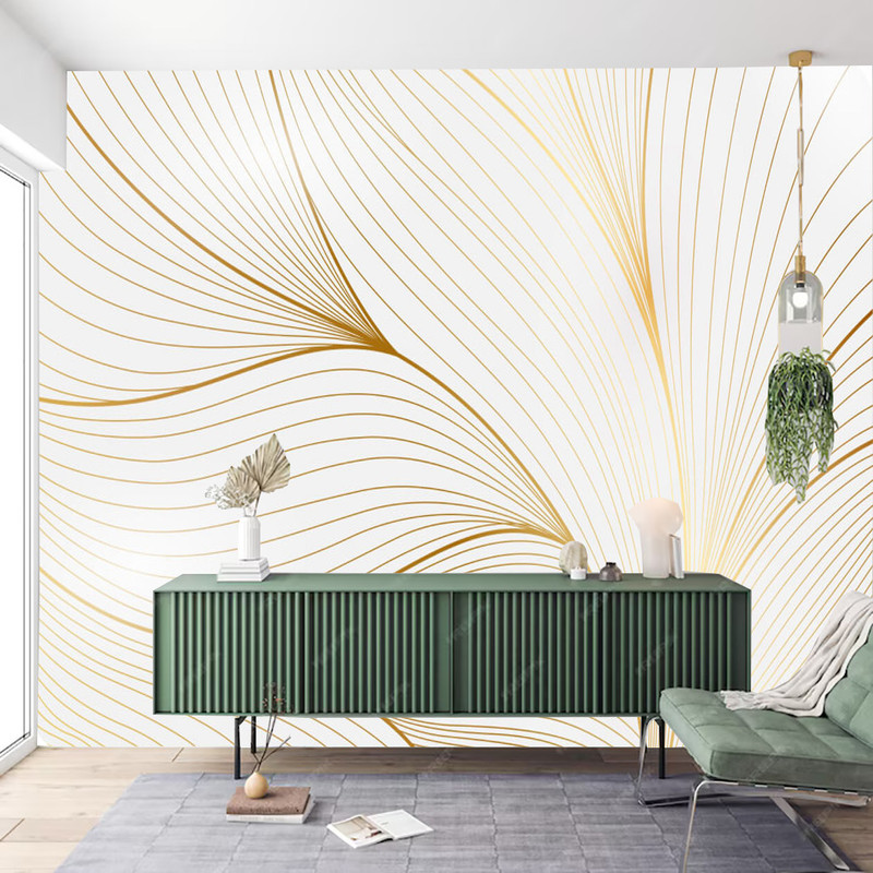 vrdb 124 cm x 41 cm Waterproof Abstract Vinyl Wallpaper(Multicolor)