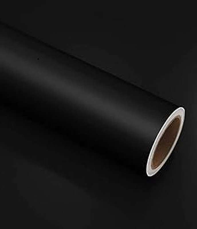 zeepzone 127 cm x 60 cm Waterproof Classics Vinyl Wallpaper(Black)