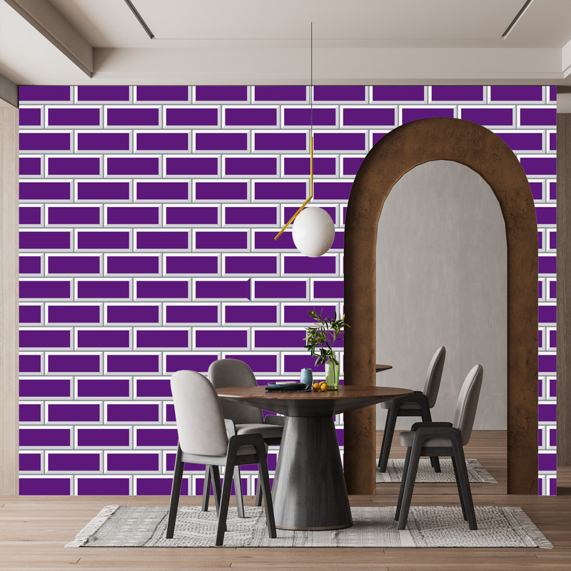 Shree Shyam 250 cm x 45 cm Waterproof Decorative Vinyl Wallpaper(Purple)
