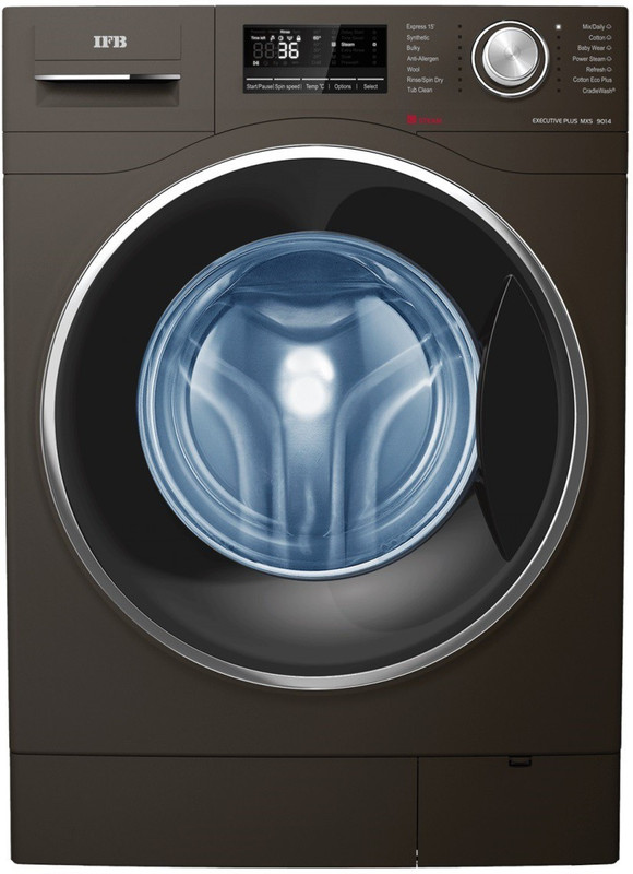IFB 9 kg Fully Automatic Front Load with In-built Heater Brown (Executive Plus MXS 9014)