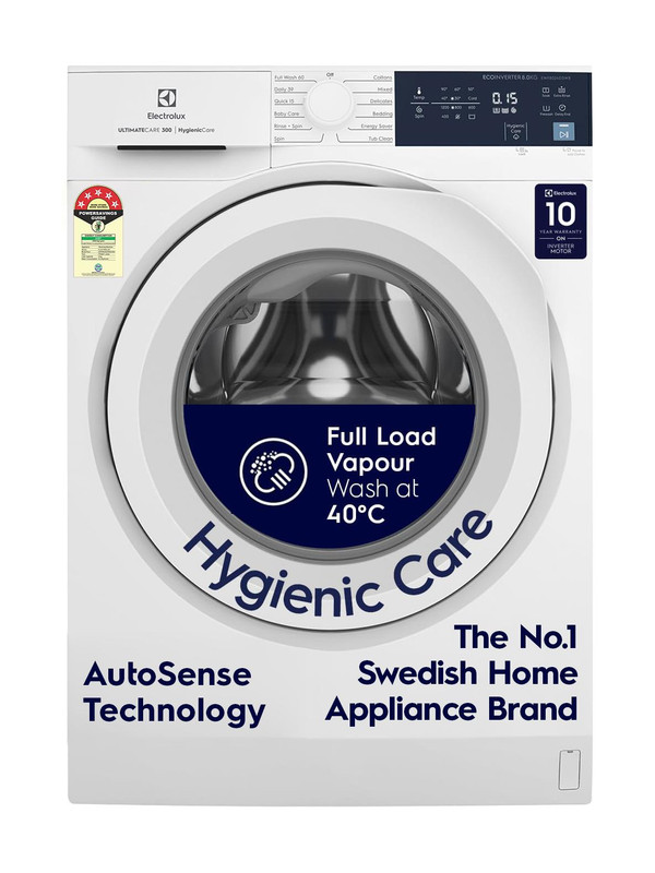 Electrolux EWF8024D3WB 8 kg Front load Fully automatic Washing Machine