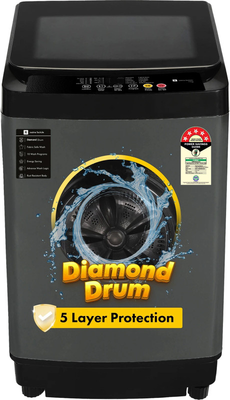 Realme TechLife 7 kg Fully Automatic Washing Machine