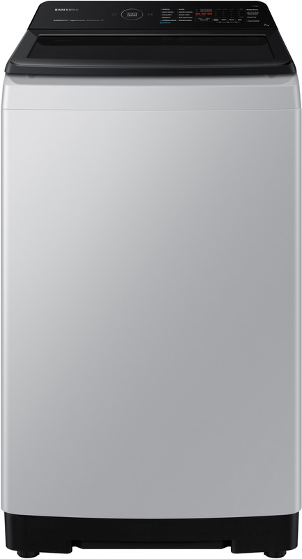 SAMSUNG 7 kg WiFi Enabled Inverter 5 Star with Hygiene Steam & Ecobubble Technology Washing Machine Fully Automatic Top Load Grey