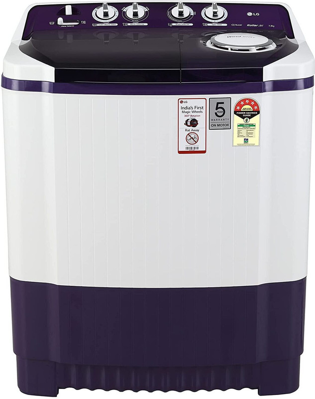 LG 7.5 kg Semi Automatic Top Load Washing Machine Purple(P7510RGAZ.APRQEIL)