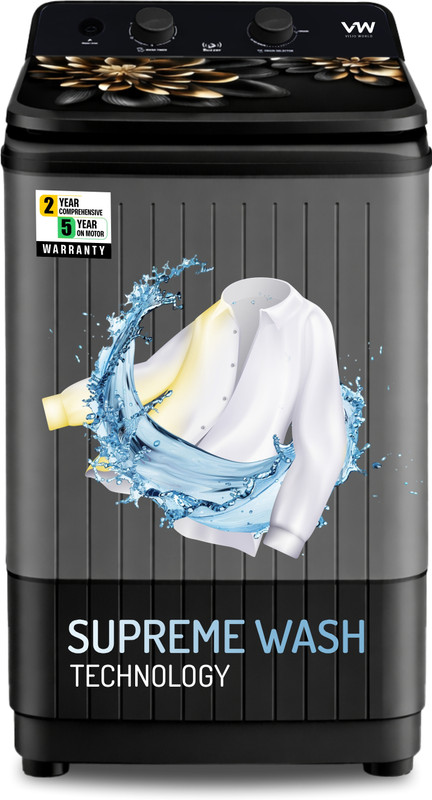 VW 8.5 kg Washer only Grey(V8 SupremeWash)