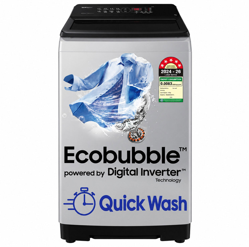 Samsung WA80BG4441BGTL,WA80BG4441BG 8 kg Top load Fully automatic Washing Machine