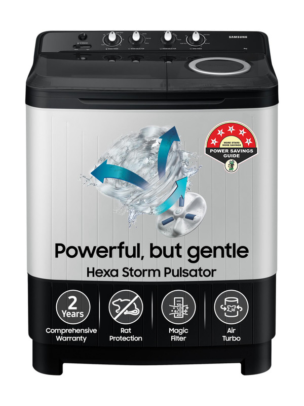 Samsung WT80C4200GG/TL 8 kg Top load Semi-automatic Washing Machine