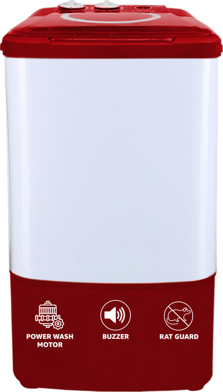 ONIDA 7 kg Washer only White, Maroon(W70W)
