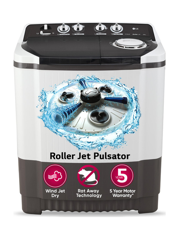 LG P8030SGAZ 8 kg Top load Semi-automatic Washing Machine