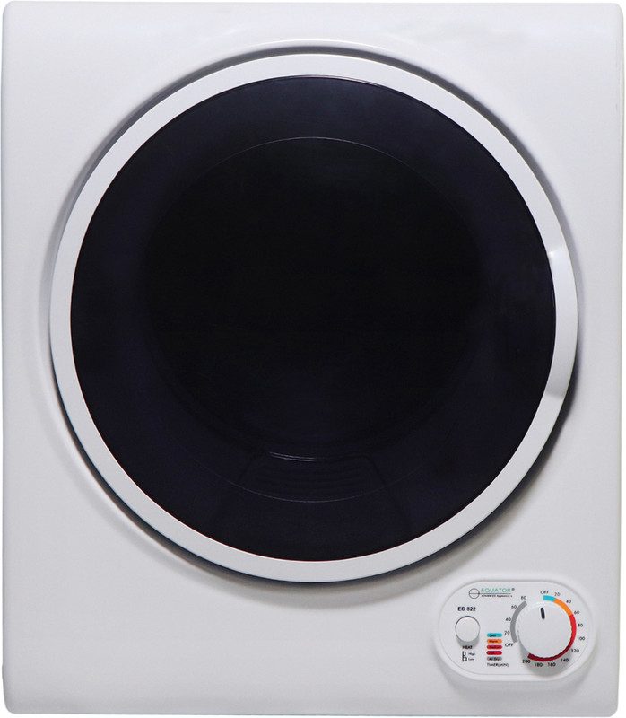 Equator 2.5 kg with 99.9% Dry Clothes Automatic Temperature control Dryer with In-built Heater White(ED 822)