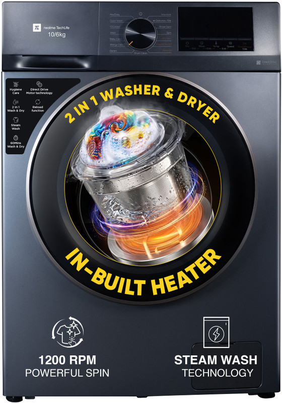 realme TechLife RMWD1005NHNJG 10 kg Washing Machine