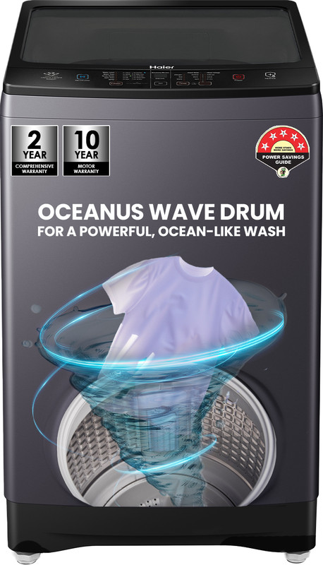 Haier 8 kg Fully Automatic Top Load Washing Machine Black(8 kg Fully Automatic Top Load Washing Machine Black (HWM80-310BBK))