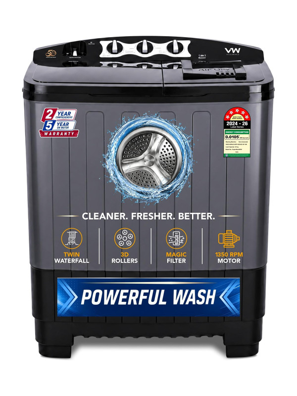 VW SuperWash0080 8 kg Top load Semi-automatic Washing Machine