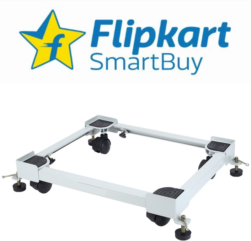 Flipkart SmartBuy Water Cooler, Air Cooler, Washing Machine Top Load, Front Load Heavy Duty Trolley Stand Material Iron(480 mm x 400 mm)