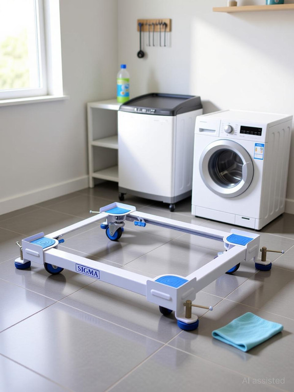 Mumma's LIFE Washing Machine, Refrigerator Material Iron(49 cm x 42 cm)