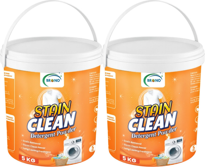 Brono Color Protection, Detergent Powder for Top & Front Load, orange Detergent Powder(10 kg)