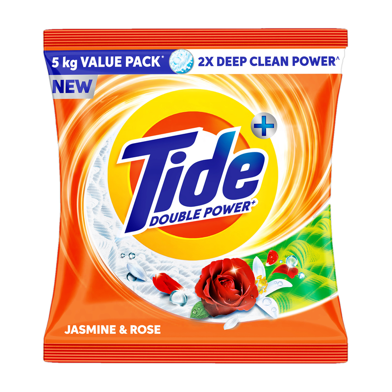 Tide Plus Double Power Detergent Washing Powder Lemon & Mint 6kg + 2kg FREE