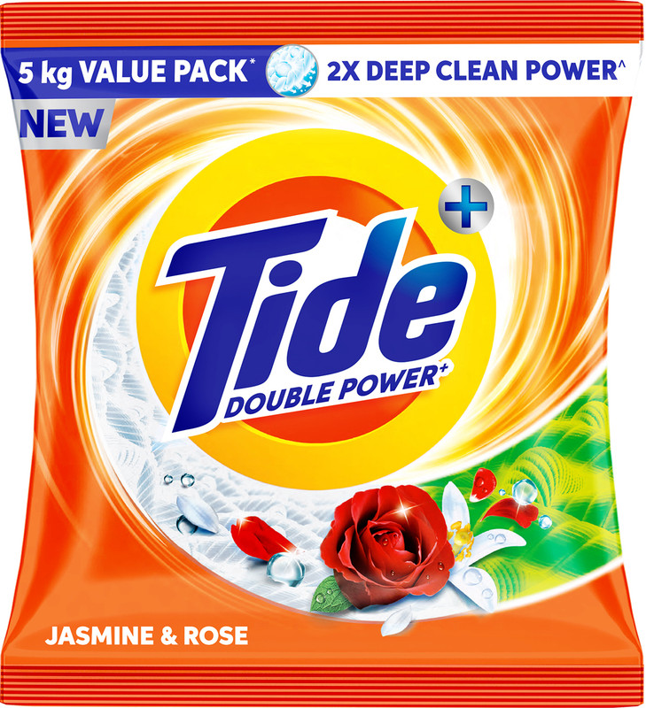 Tide Plus Double Power Detergent Washing Powder Lemon & Mint 6kg + 2kg FREE