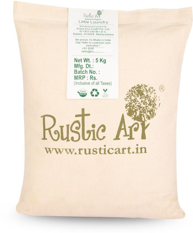 RUSTIC ART Little Laundry 5kg Detergent Powder (Lavender)(5 kg)