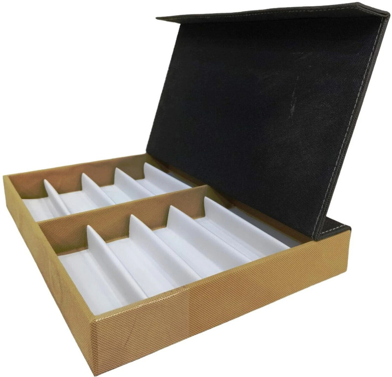 Urban Lens Luxury Drawer Accesorries Organiser OKU ONE Tray for Watch Belts and Sunglasses Watch Box(Black, Holds 10 Watches)