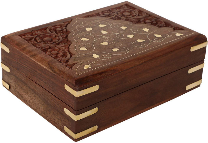 EcoWuuD 4-BY-4-takai-box Watch Box(Brown, Holds 133 Watches)