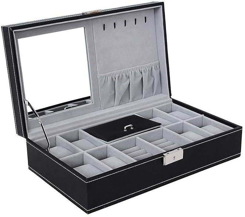 Ronteno Multigrid Watch box 009 Watch Box(Multicolor, Holds 36 Watches)