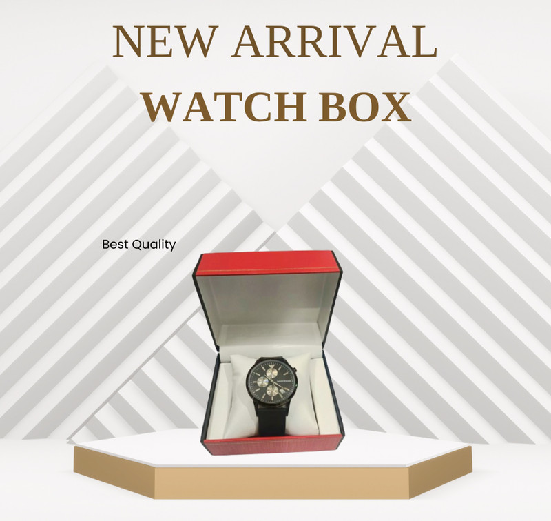 XFOX Attractive Gift Watch Box(Red, Holds 1 Watch)