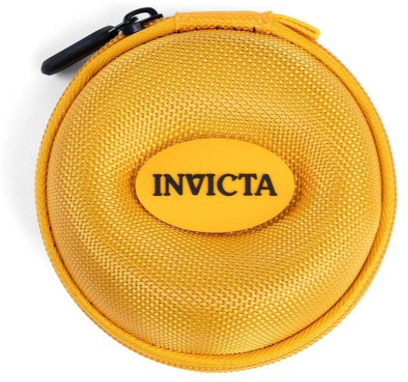 Invicta IPM247-YEL Watch Box(Yellow, Holds 1 Watch)