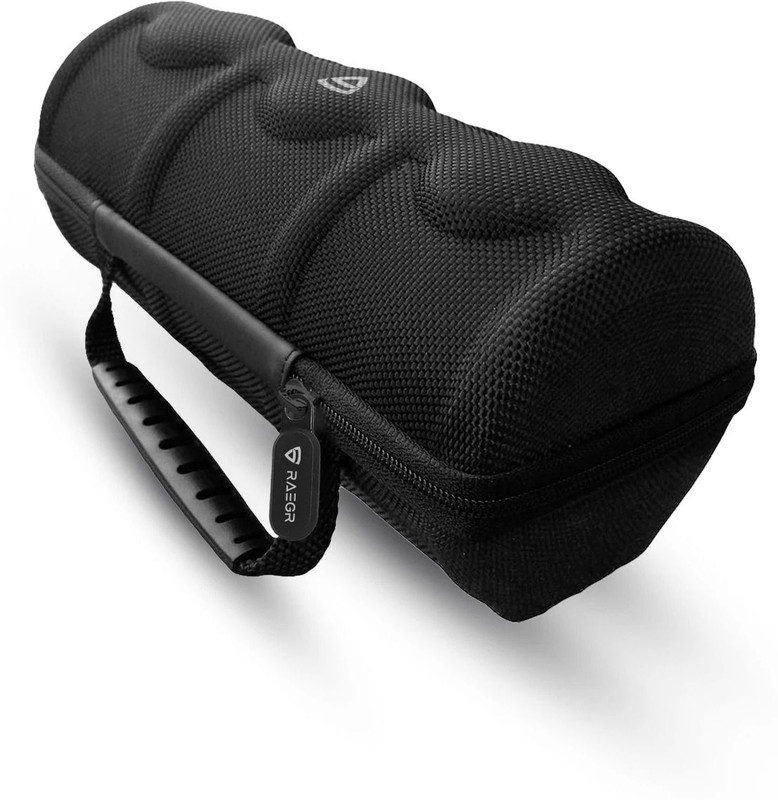 RAEGR 3 Slots Watch Travel Case for Men and Women Portable Watch Storage Watch Box(Black, Holds 3 Watches)