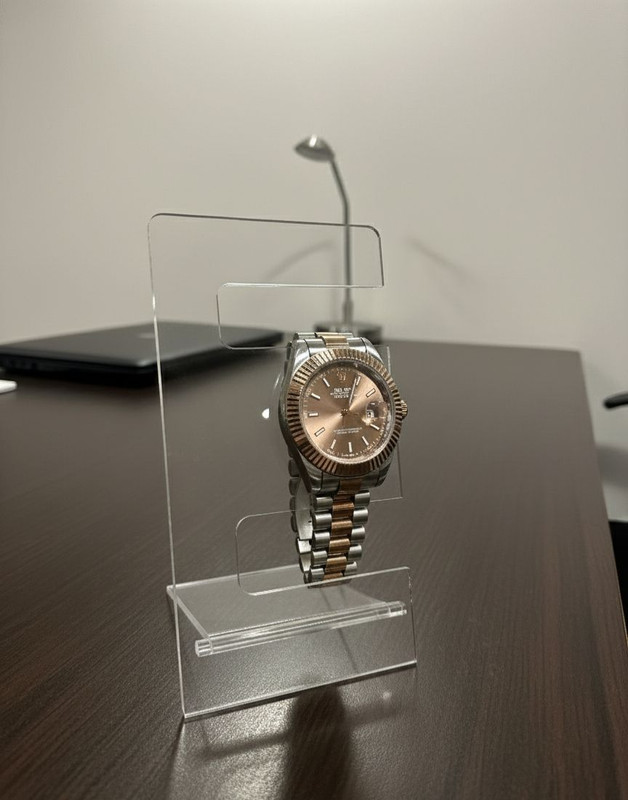 Premiumstore Watch Holder Stand Watch Box(Transparent, Holds 1 Watch)