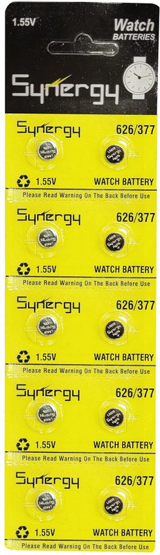 Flysmart Silver Button Coin Cell  for Watch  Battery(Pack of 10)