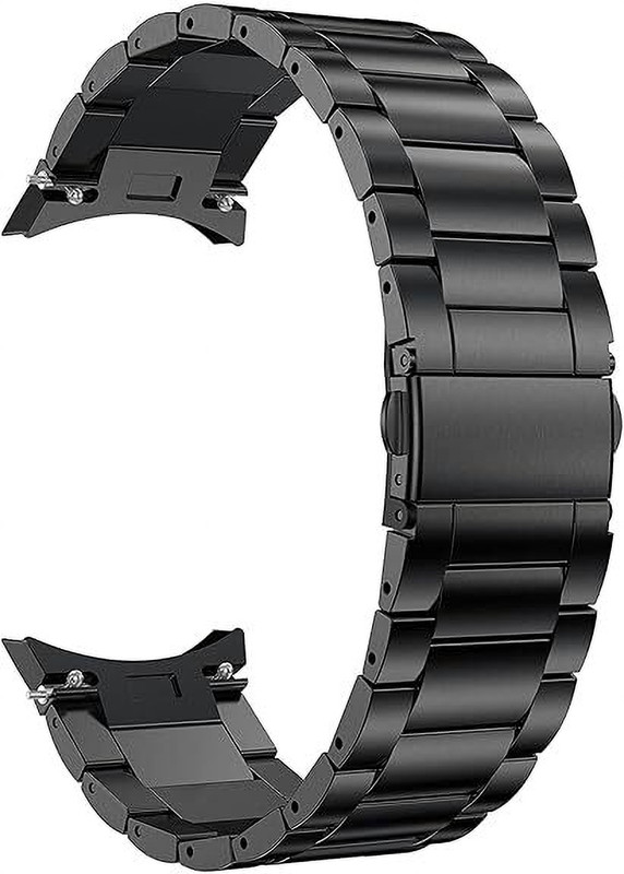 CHG Stainless Steel SmartStrap for Men and Women with Multiple Colors and Sizes 42mm 42 mm Stainless Steel Watch Strap(Black)